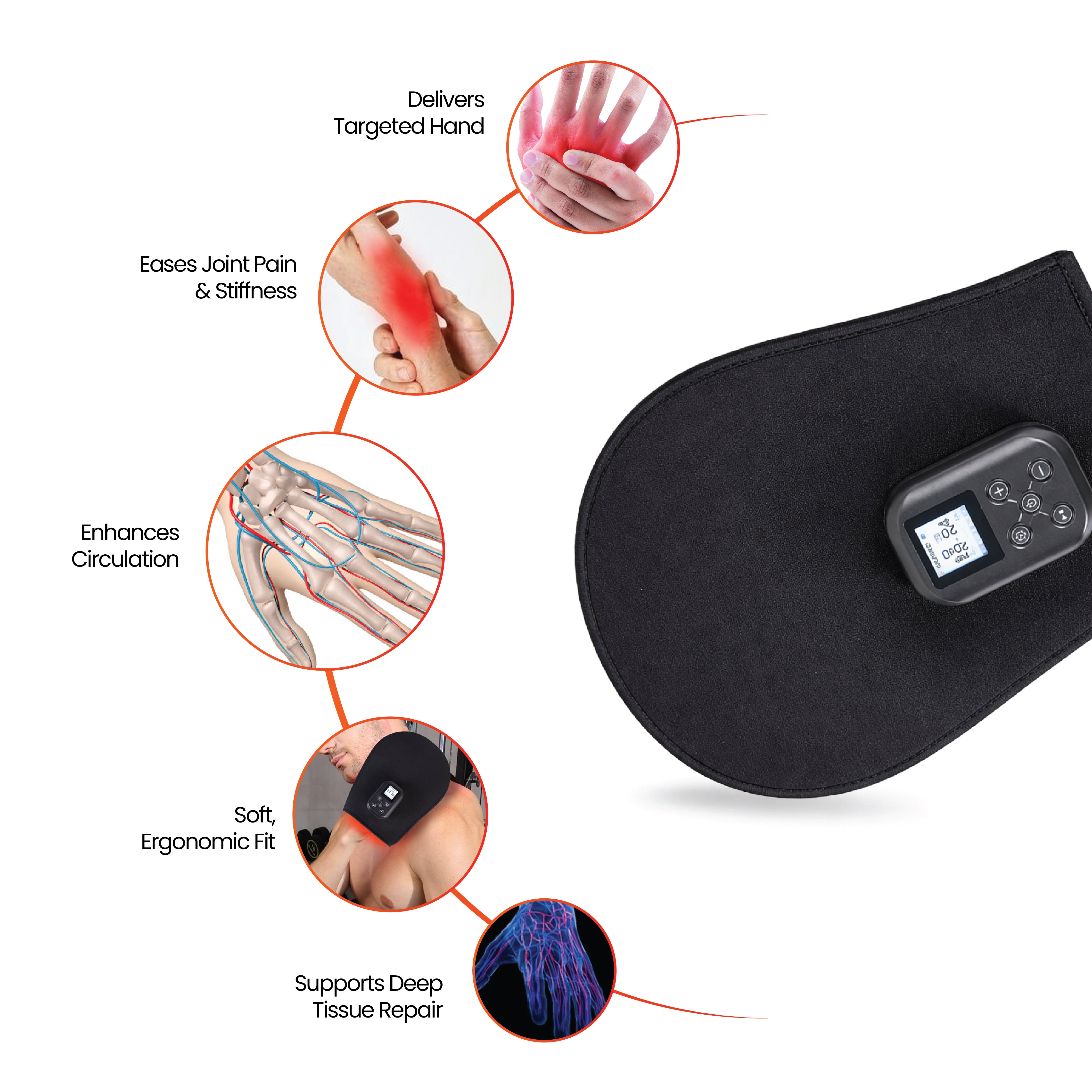 LUME Red Light Therapy Gloves